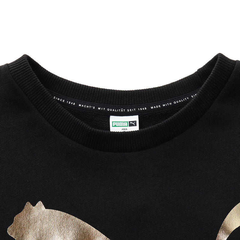 PUMA彪马女装运动服休闲圆领卫衣531382