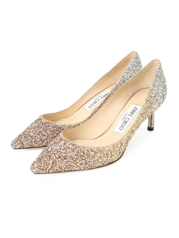 吉米·周JIMMY CHOO ROMY 亮面高跟鞋 60ROMY 60 女士低帮鞋