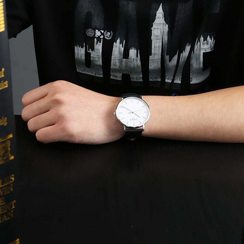 天梭(TISSOT)魅时系列时尚简约休闲商务皮带石英男士手表T109.610.16.031.00