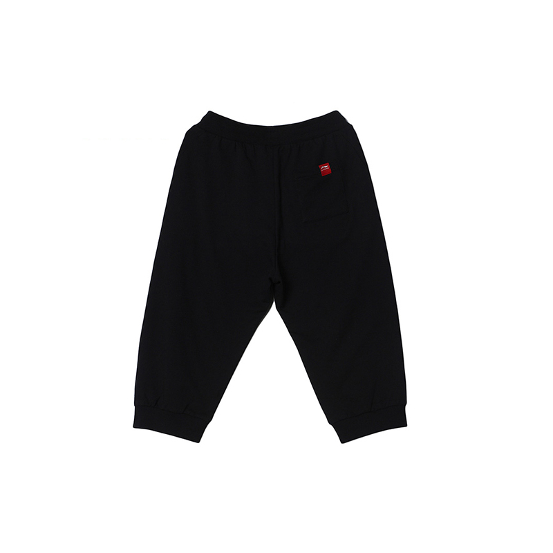 LI-NING KIDS 男童大童吸湿收口运动七分裤