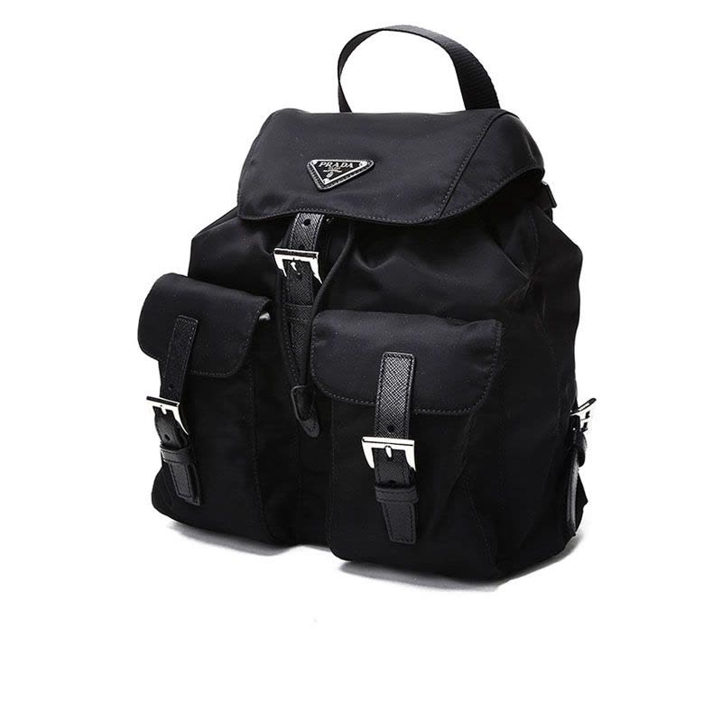 PRADA/普拉达 双肩包 1BZ677 000 24x28x14CM图片