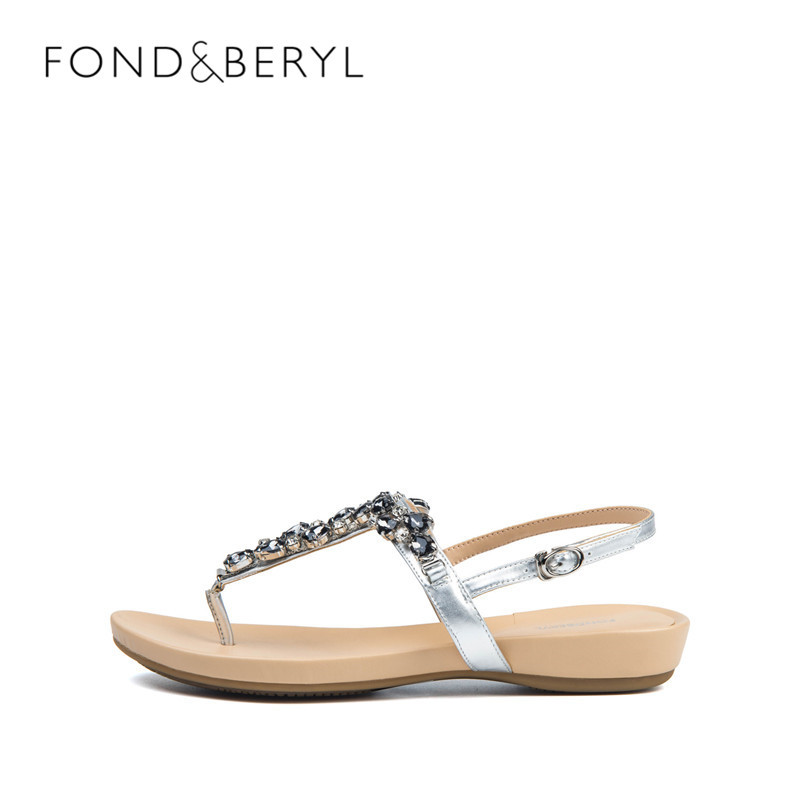 Fondberyl/菲伯丽尔夹趾舒适平底凉鞋FB72115011