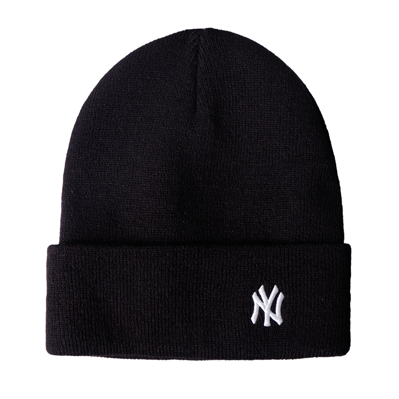 mlb毛线帽ny洋基队针织帽子秋冬保暖男女情侣冷帽棒球帽32cpb184150w