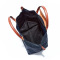 珑骧 LONGCHAMP 奢侈品 女士 蓝色中号织物短柄可折叠手提饺子包LL1623 089 P68