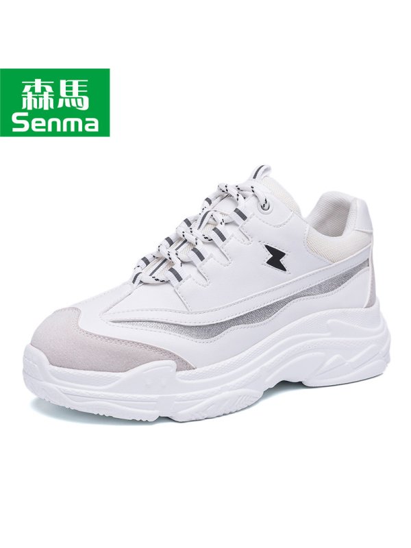 森马韩版原宿风休闲运动鞋女2018秋新款ins超火的鞋子百搭跑步鞋