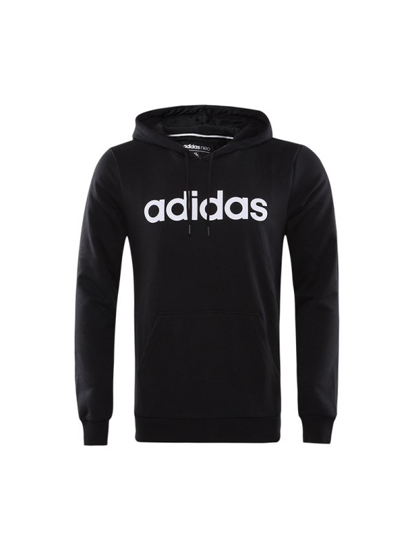 adidas阿迪达斯男装秋季运动服针织卫衣连帽套头衫DM4254