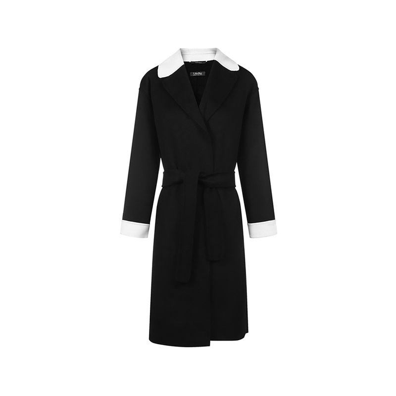 麦丝玛拉 S Max Mara 女士 绵羊毛中长款大衣外套90110121 ADA