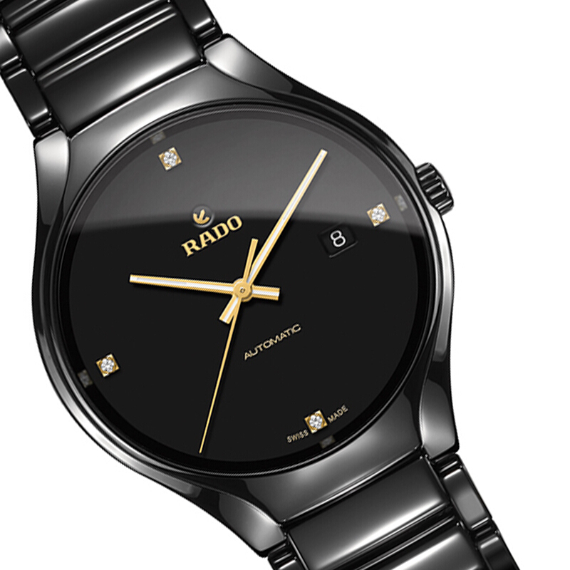 雷达(RADO)瑞士手表真系列时尚休闲简约商务自动机械男士手表R27056712