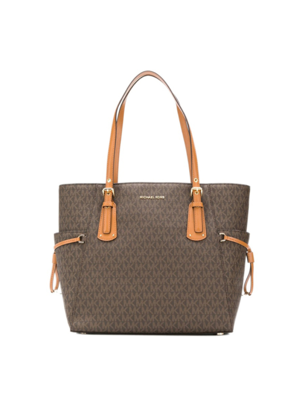 MICHAEL KORS VOYAGER 托特包 老花LOGO 织物 30T8GV6T4B