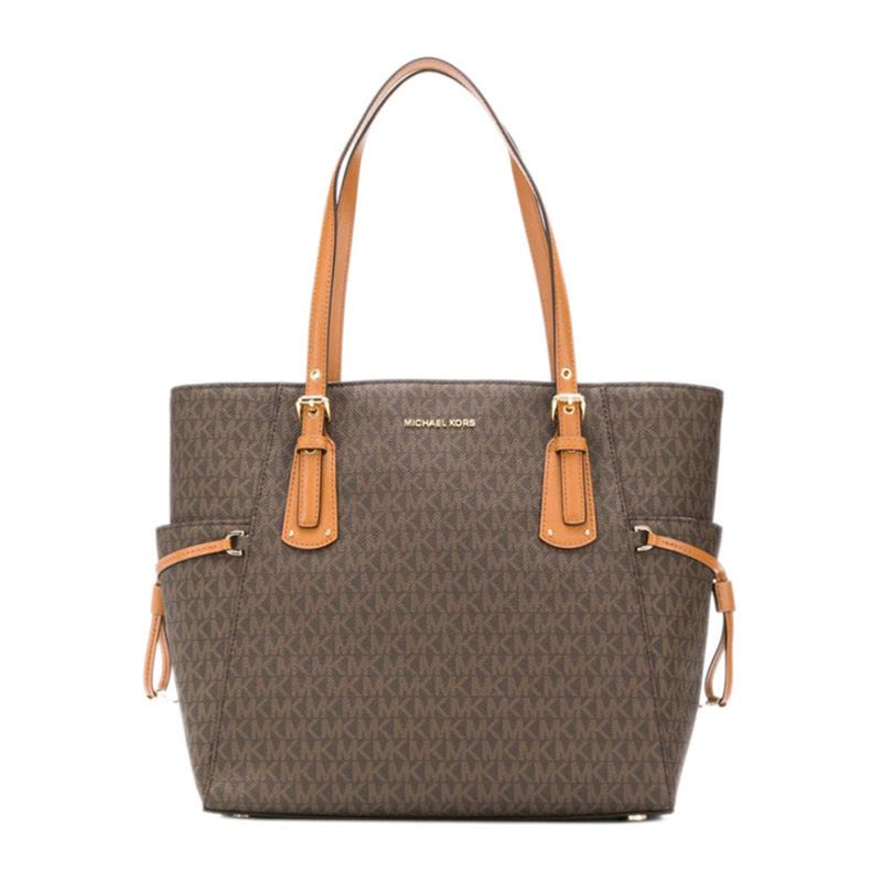 MICHAEL KORS VOYAGER 托特包 老花LOGO 织物 30T8GV6T4B图片