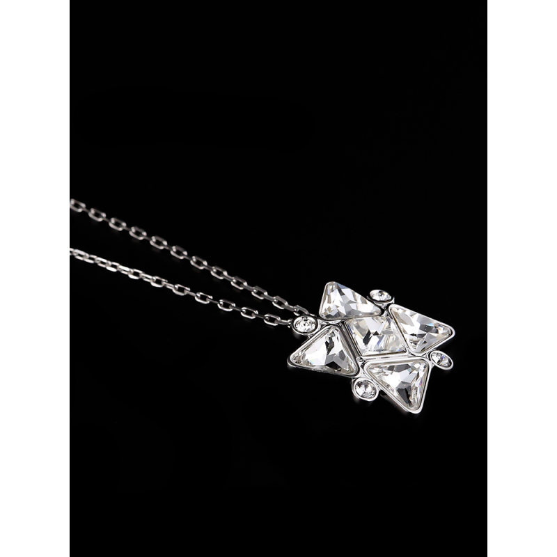 Swarovski施华洛世奇 银色花朵水晶项链 5011962