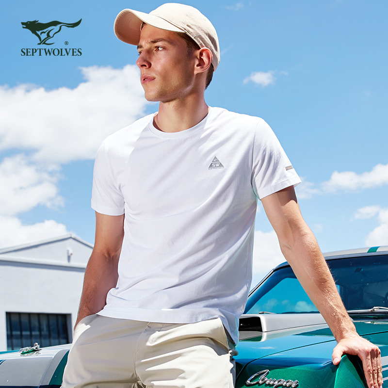 七匹狼septwolves男士t恤