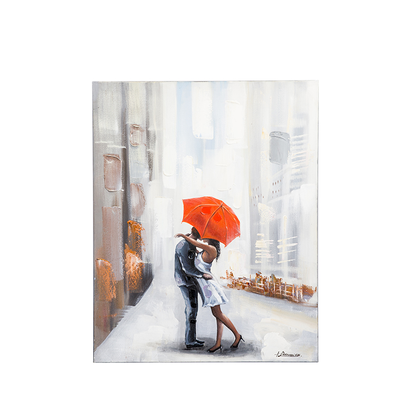 松霖SOLUX 布加斯 艺术手绘油画—小红伞A2