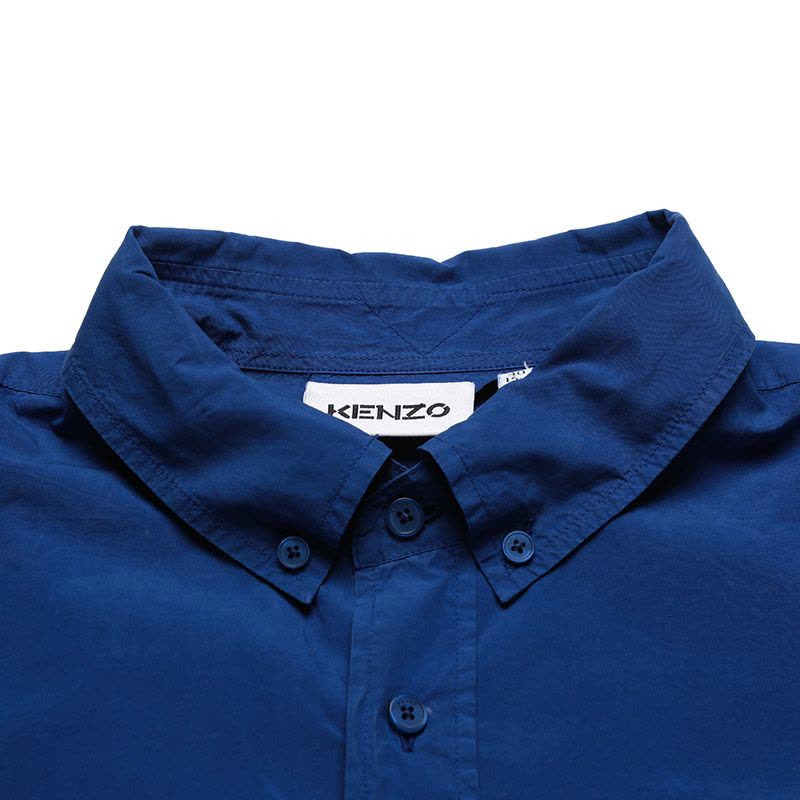 高田贤三 KENZO 男士棉质长袖衬衫 FC5 5CH400 1LA图片