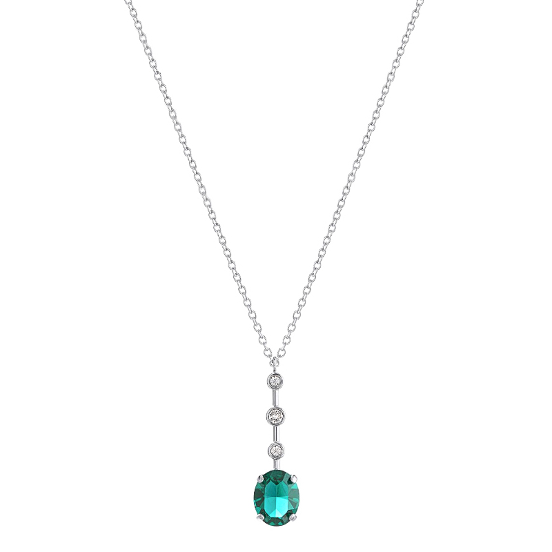 SWAROVSKI/施华洛世奇绿色核心水晶项链 人造水晶 送恋人5101241