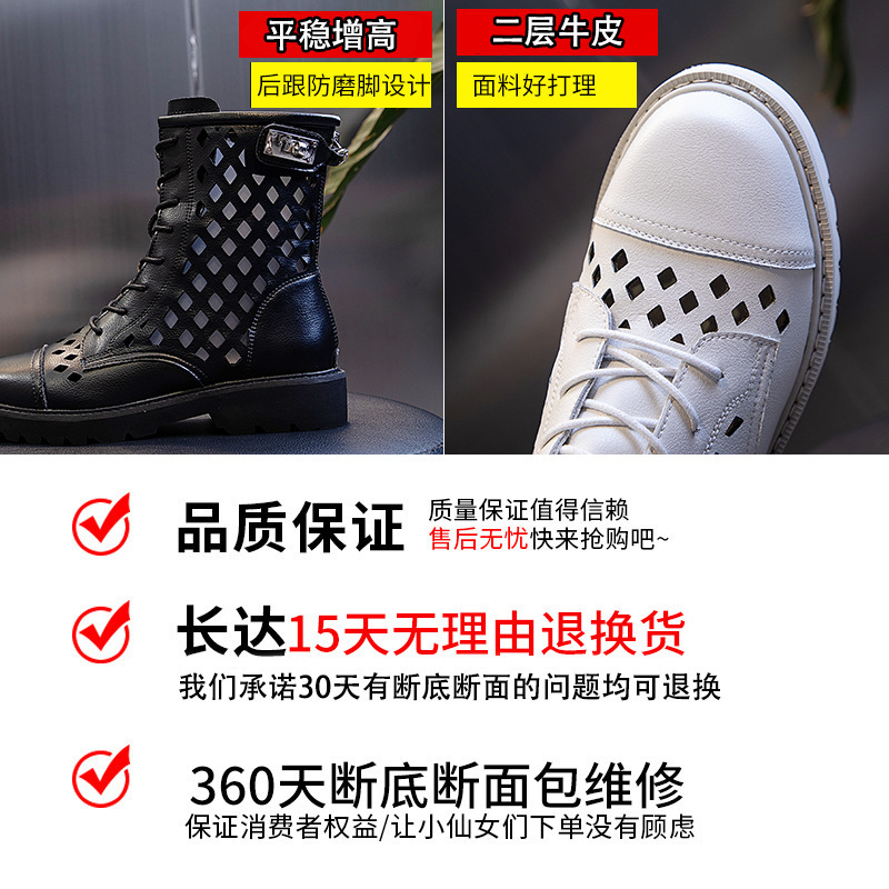 策恩公牛秋季2020新款英伦复真皮马丁靴女中筒百搭休闲短靴女复古女鞋