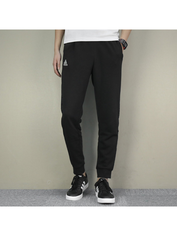 Adidas阿迪达斯男裤春季运动裤收口小脚裤长裤卫裤-CD7117