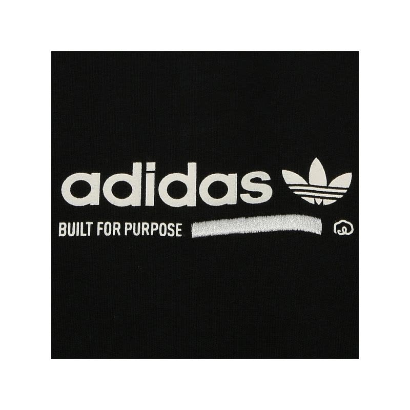 adidas阿迪达斯男装冬季男子三叶连帽休闲夹克外套DT0934图片