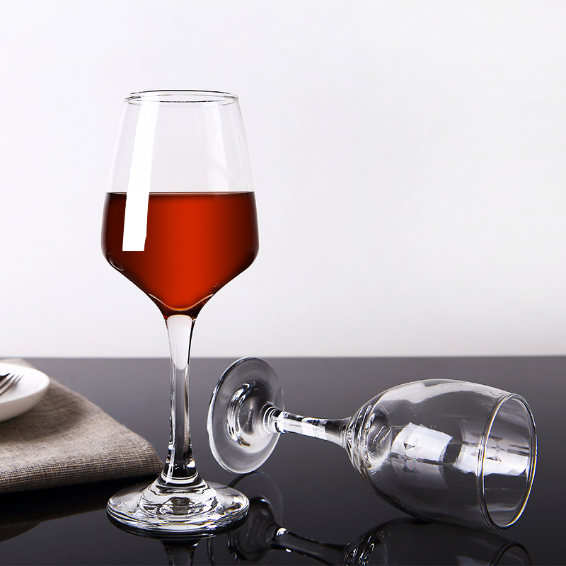红酒杯欧式大号红酒杯葡萄酒高脚杯醒酒器玻璃杯透明香槟杯6只盒装