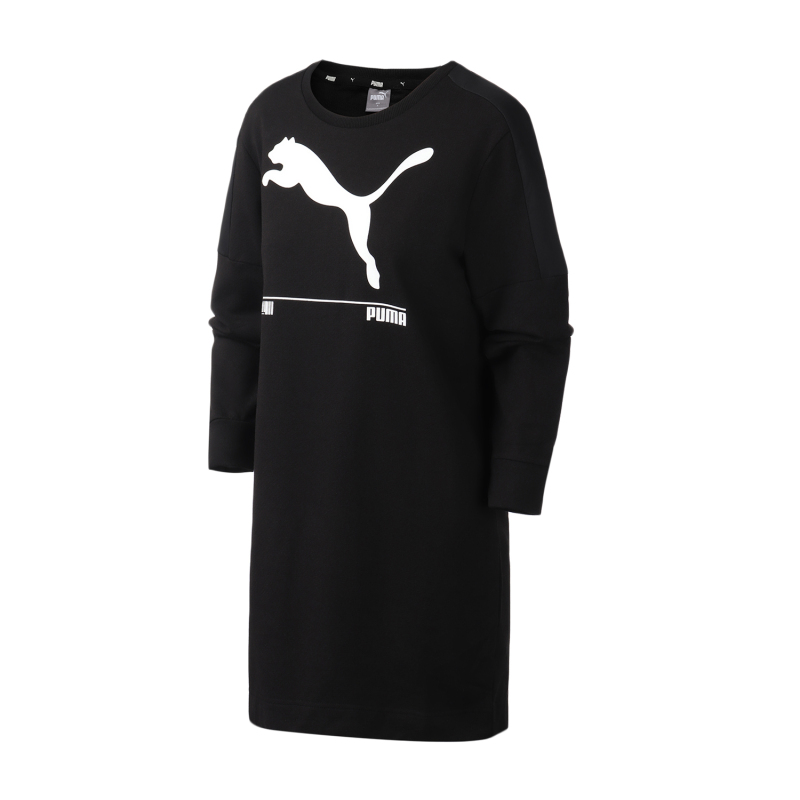 PUMA彪马女装运动服休闲LOGO款连衣裙582770