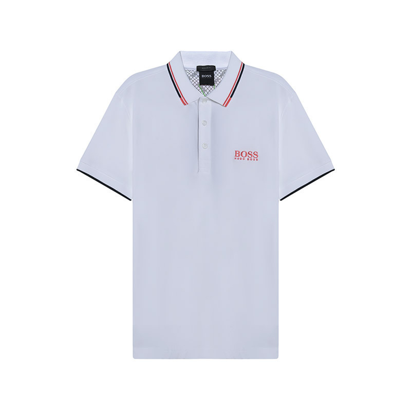 HUGO BOSS 雨果博斯 男士 棉/聚酯纤维短袖POLO衫 50430796