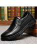 头层牛皮男鞋春秋季商务真皮套脚软底轻便中年爸爸鞋男士休闲皮鞋