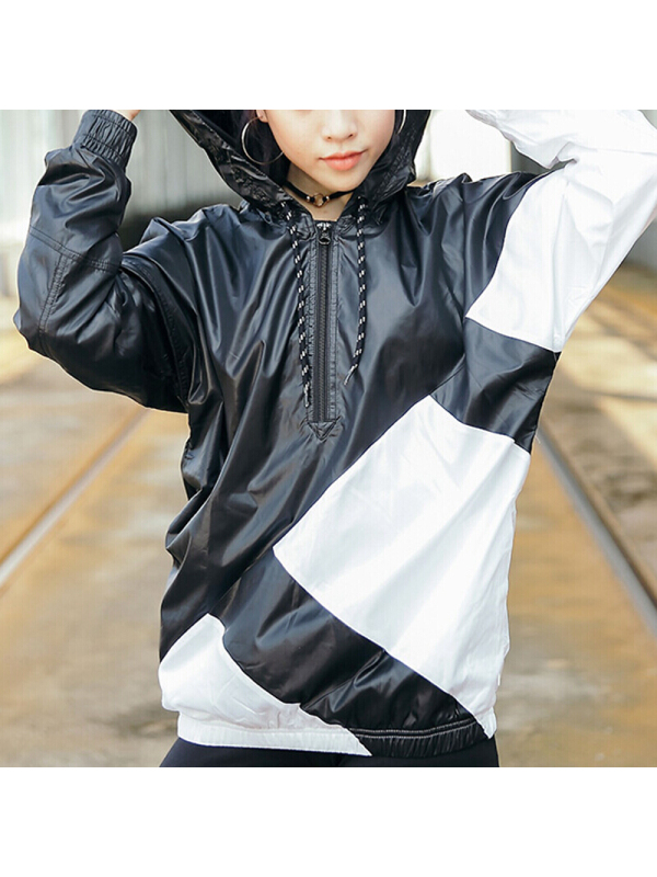 adidas阿迪达斯三叶草EQT女子防风服17秋季休闲套衫BP9237