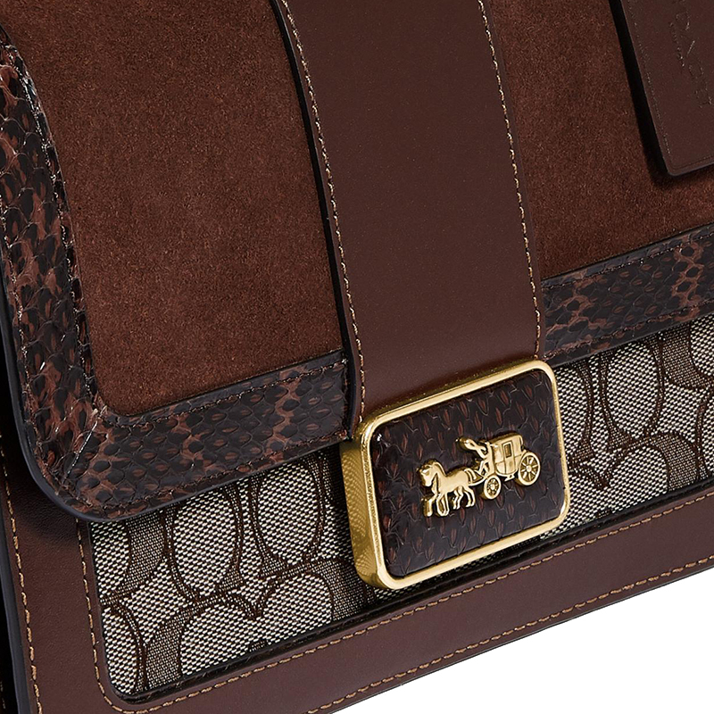 COACH ALIE 口盖包 方扣马车标 C0712