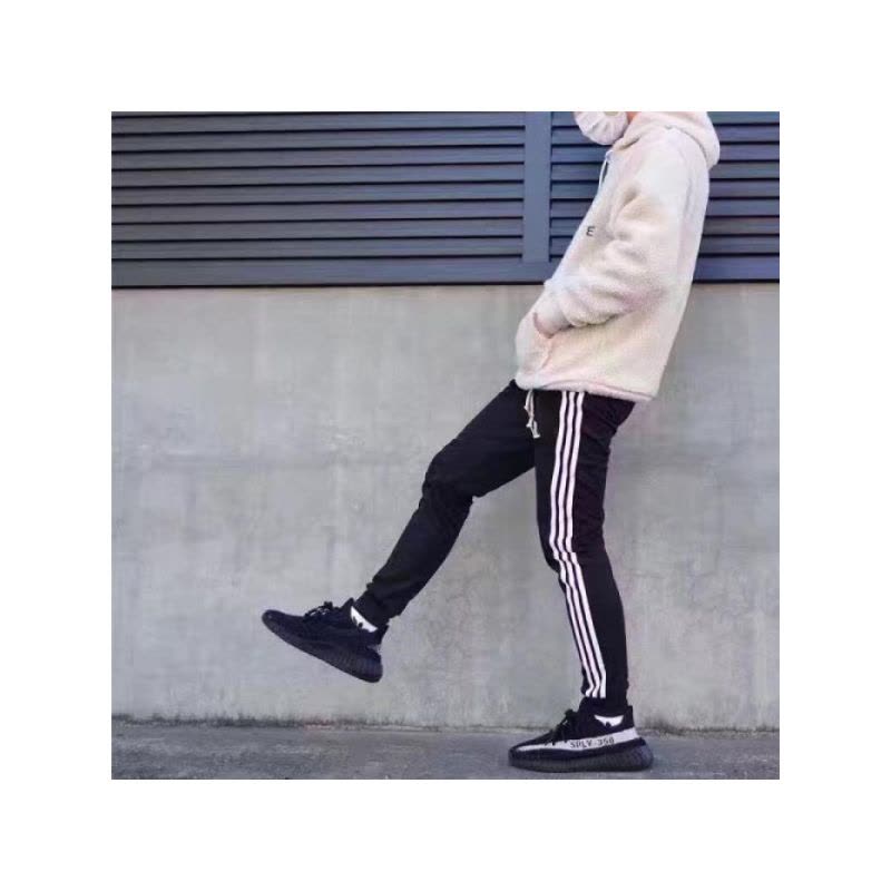 Adidas阿迪达斯男裤春季保暖运动休闲收口长裤卫裤-BP8742图片