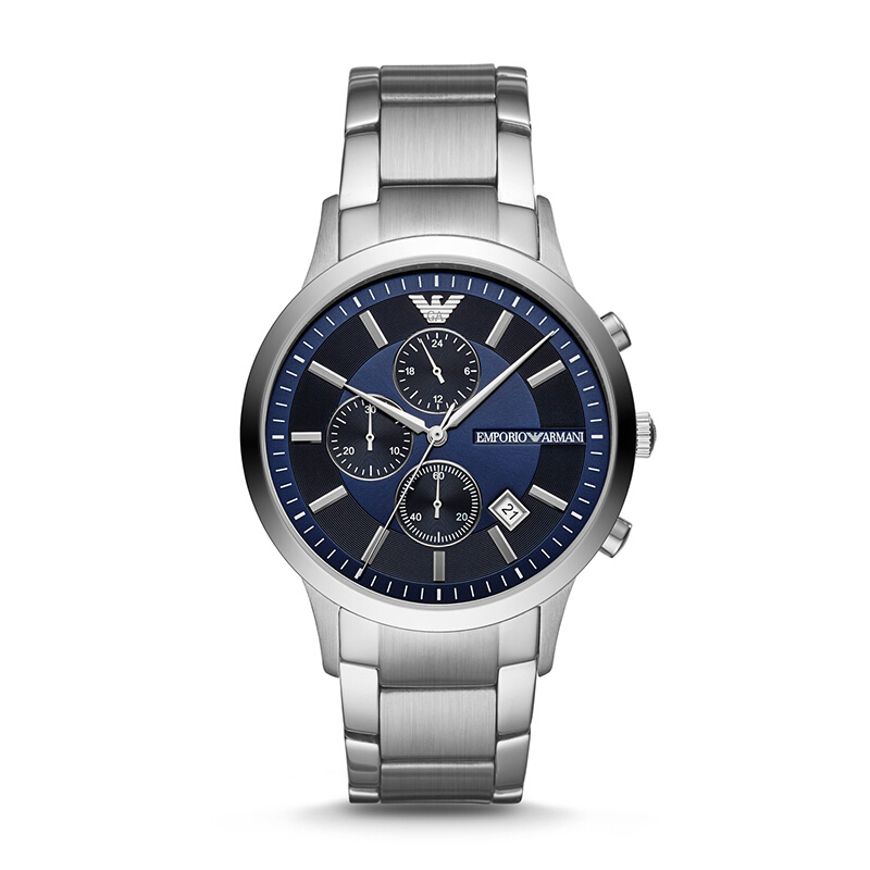 阿玛尼armani手表雷纳托系列商务多功能日历男表