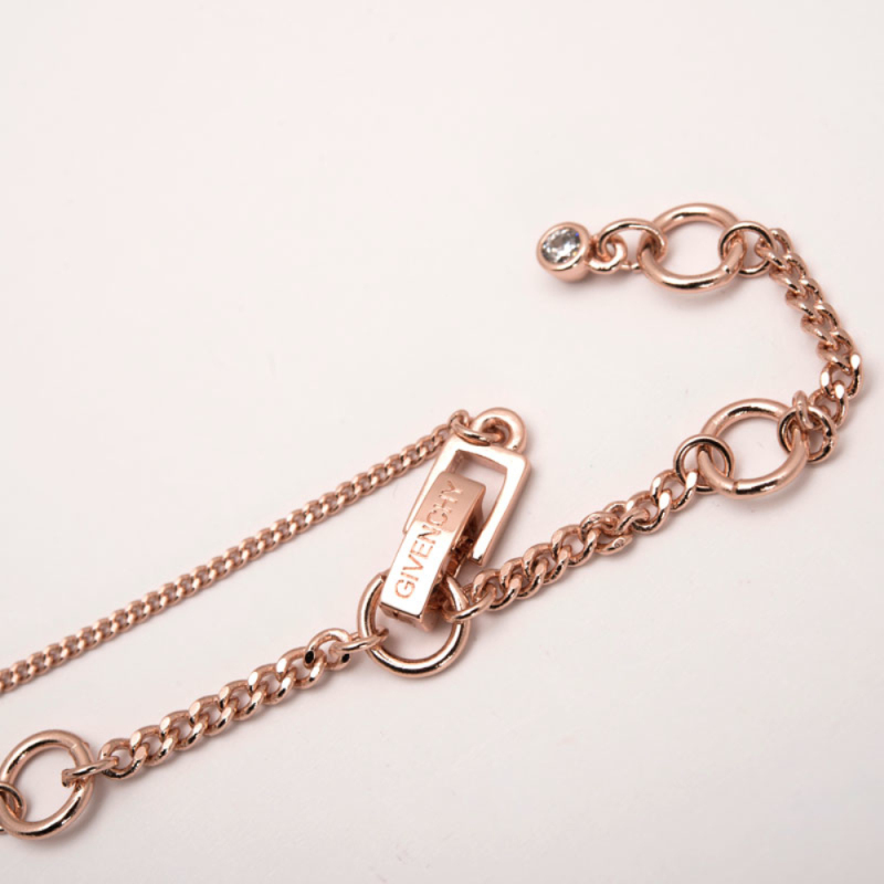 givenchy纪梵希施华洛世奇人造水晶女士项链玫瑰金色