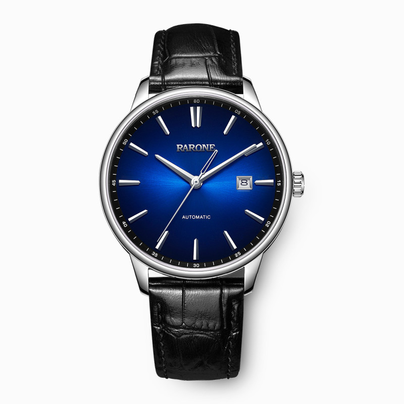 雷诺rarone简约潮流皮带男表时尚全自动机械男士手表8670199