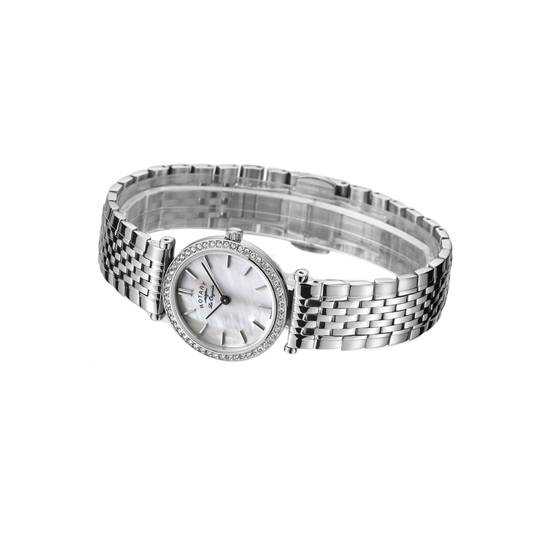 Rotary 劳特莱石英表女经典系列瑞士品牌休闲商务女士腕表LB90050-41