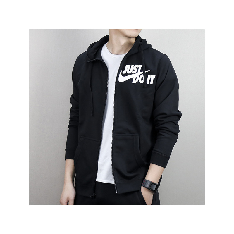 NIKE(耐克)春季男子休闲舒适经典运动针织夹克AJ2332-010