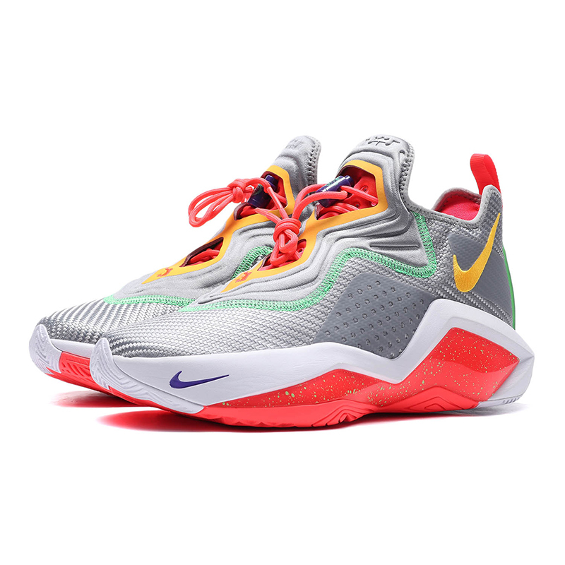 【自营】NIKE耐克男鞋篮球鞋詹姆斯士兵14代中帮实战运动鞋CK6047