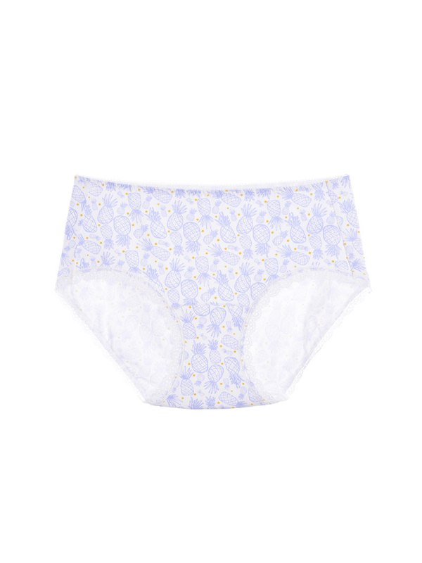 安莉芳女士水果图案趣味印花棉质中腰三角内裤EPW0009