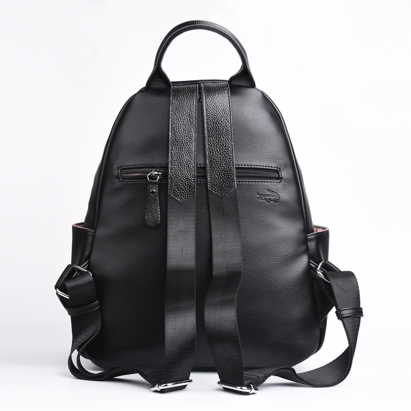 卡帝乐鳄鱼双肩包女2018新款时尚书包休闲百搭头层牛皮小背包女包