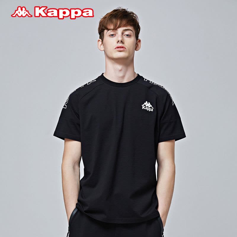 Kappa卡帕男运动短袖休闲T恤半袖运动短袖|K0815TD62D图片