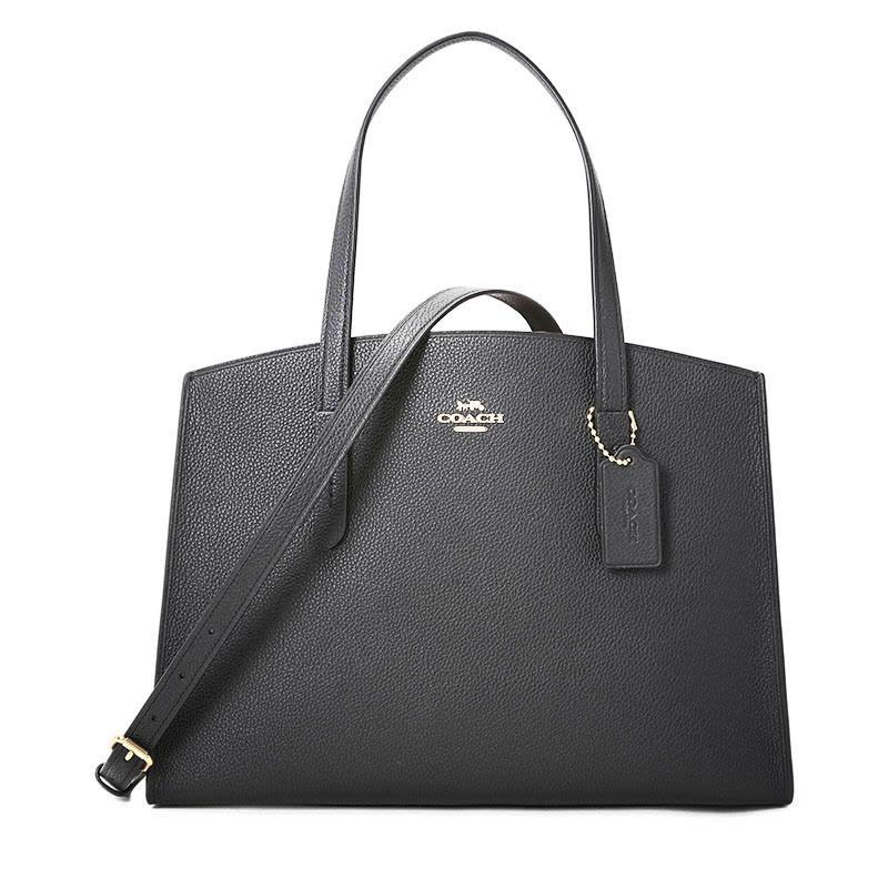 预订 COACH/蔻驰 女包粒面皮革手拎斜挎查理包 25137图片