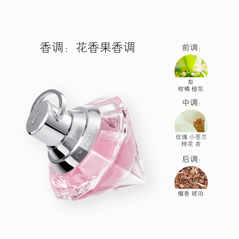 萧邦愿望之光粉钻女士淡香水30ml