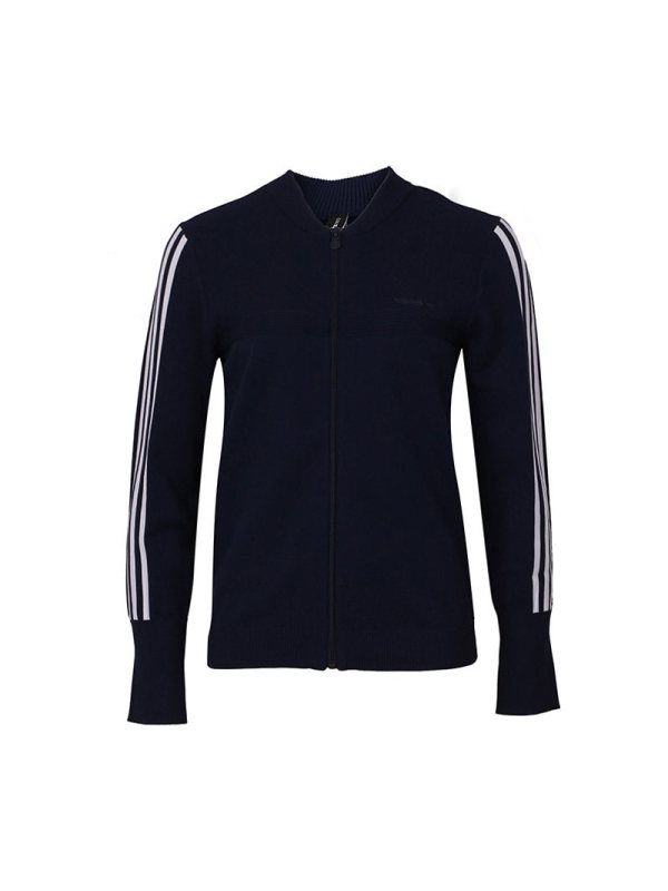 ADIDAS阿迪达斯春季女子运动休闲针织夹克外套-CV9055