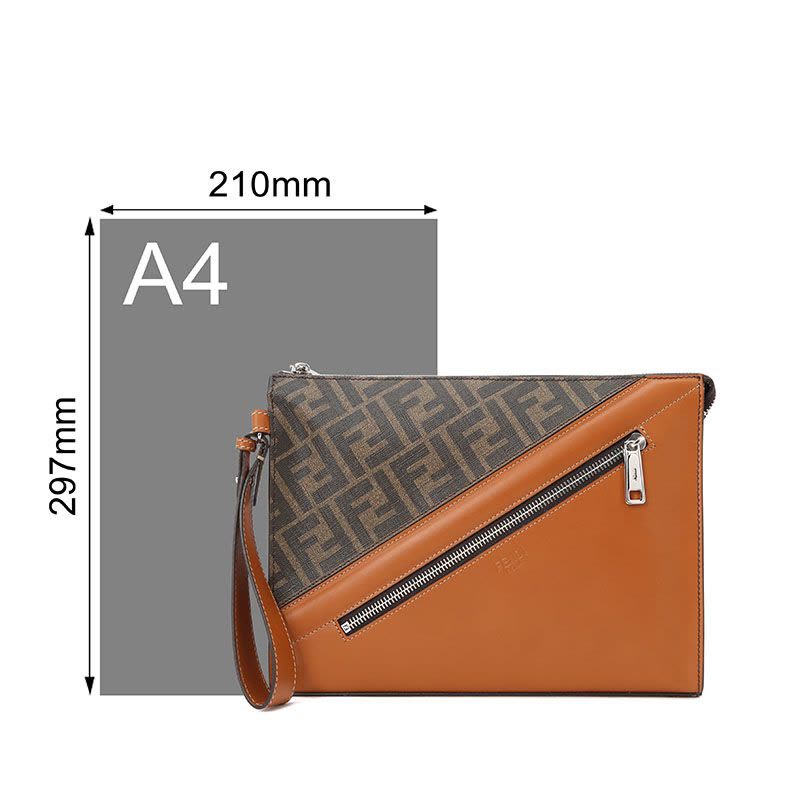 预售 芬迪FENDI 老花款 男女通用手拿包7VA491图片