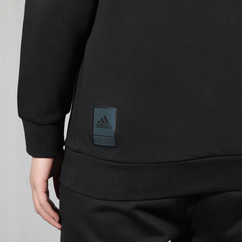 adidas阿迪达斯男服卫衣2020新款连帽高领休闲运动服FM9376