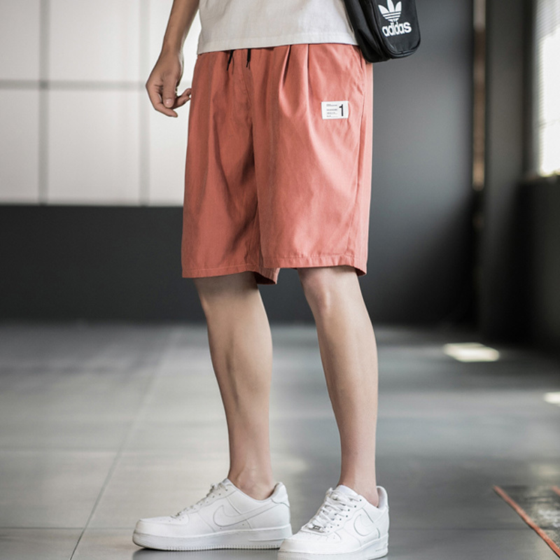 卡帝乐鳄鱼cartelo休闲五分裤男士宽松直筒夏季外穿沙滩短裤