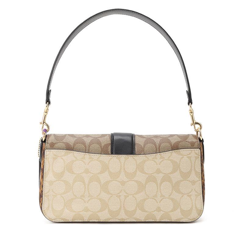 COACH 蔻驰 F 女士斜挎包 通勤肩背包 织物拼皮5509图片