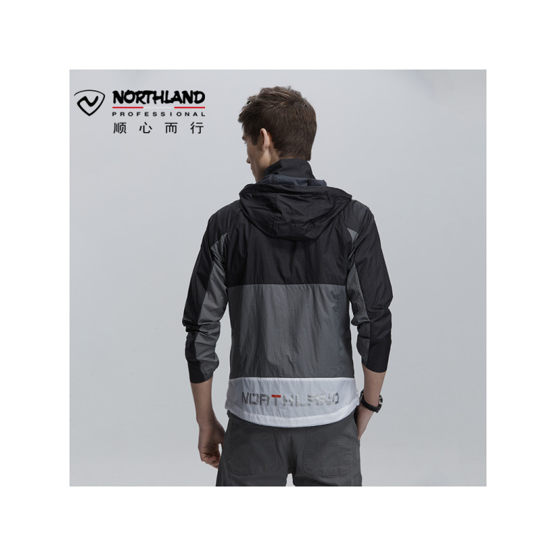 诺诗兰(NORTHLAND)户外男士便携旅行防晒皮肤风衣GL085B03