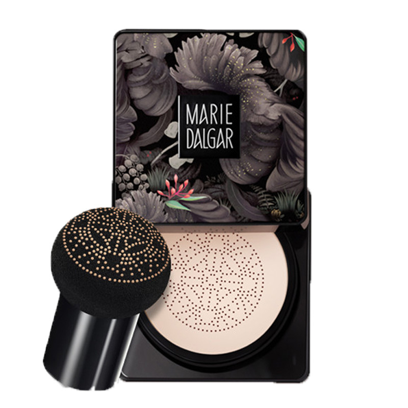 玛丽黛佳红参弹润精华美颜霜01亮肤色小蘑菇头粉底液霜膏气垫保湿遮瑕