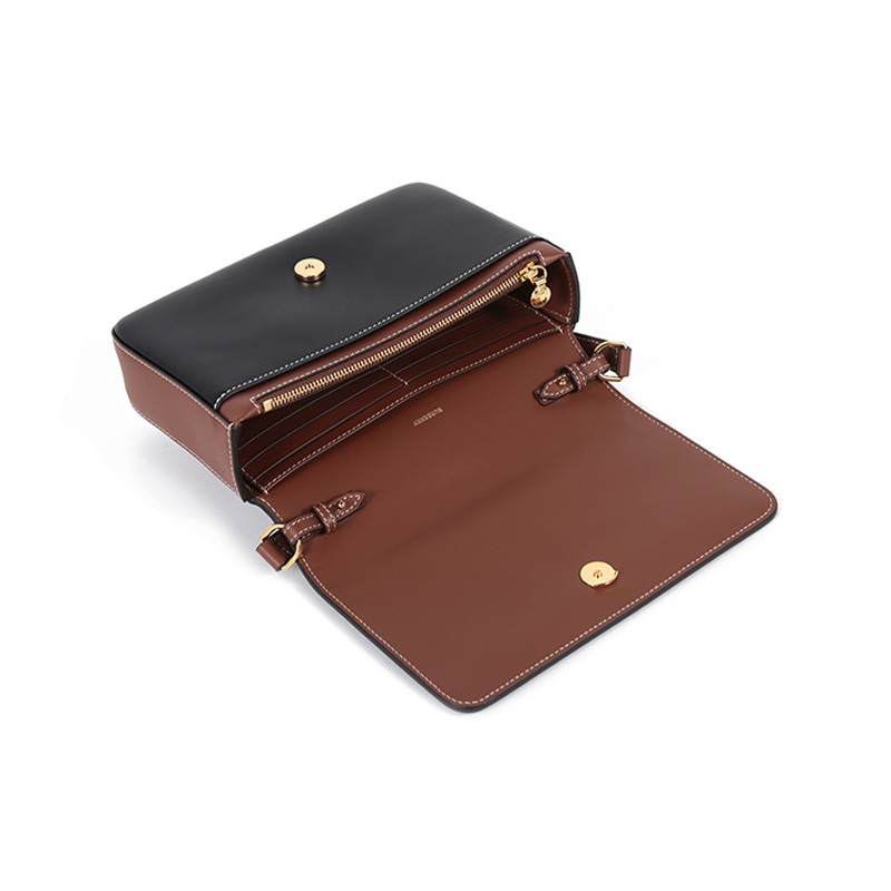 博柏利burberry女款织物配皮horseferry单肩斜挎包手拿包80418331