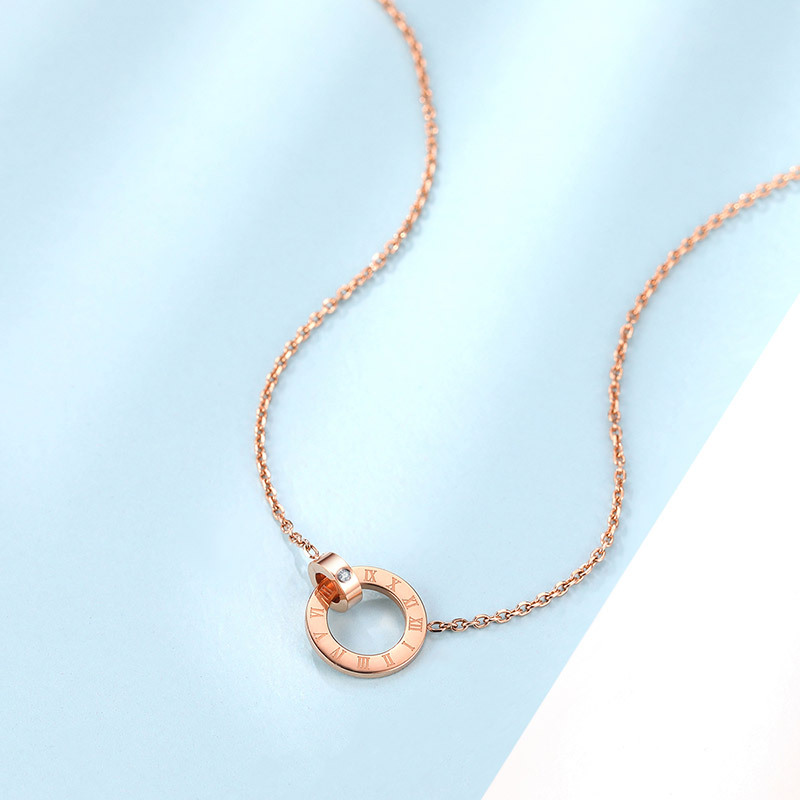 佐卡伊timelove时光里的爱罗马时光钻石项链