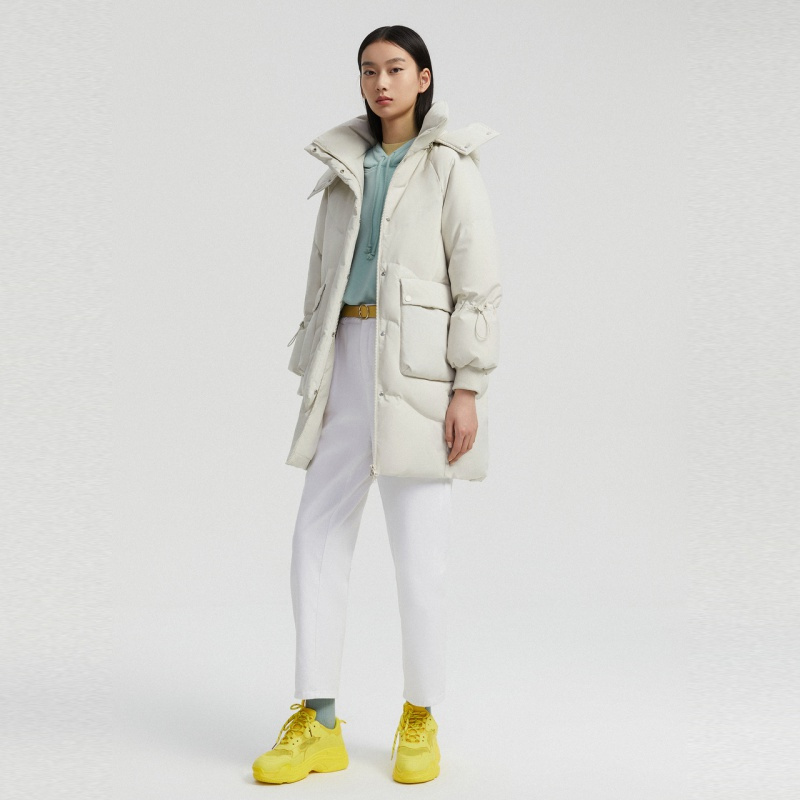 波司登羽绒服2020新款女中长款抽绳时尚保暖B00145972